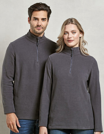 Premier Workwear Unisex ´Recyclight´ 1/4 Zip Micro Fleece