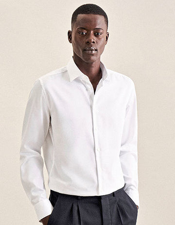 Seidensticker Men´s Shirt Slim Fit Fine Twill Longsleeve