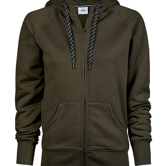 Ladies` Fashion Full Zip Hood