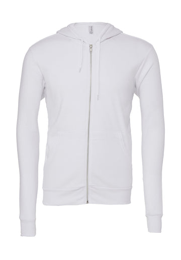 Unisex Poly-Cotton Full Zip Hoodie