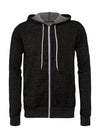 Unisex Poly-Cotton Full Zip Hoodie