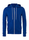 Unisex Poly-Cotton Full Zip Hoodie
