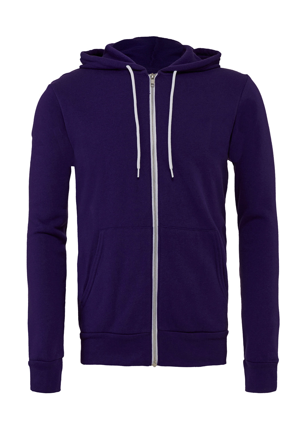 Unisex Poly-Cotton Full Zip Hoodie