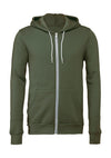 Unisex Poly-Cotton Full Zip Hoodie