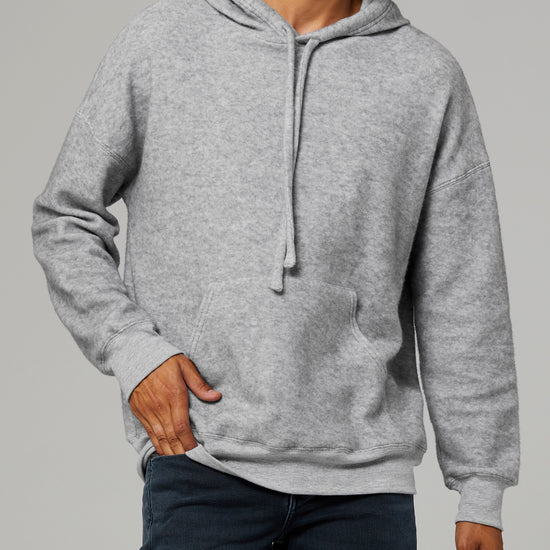 Unisex Sueded Fleece Pullover Hoodie