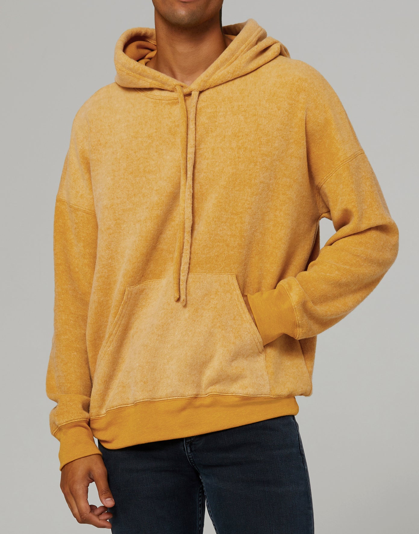 Unisex Sueded Fleece Pullover Hoodie