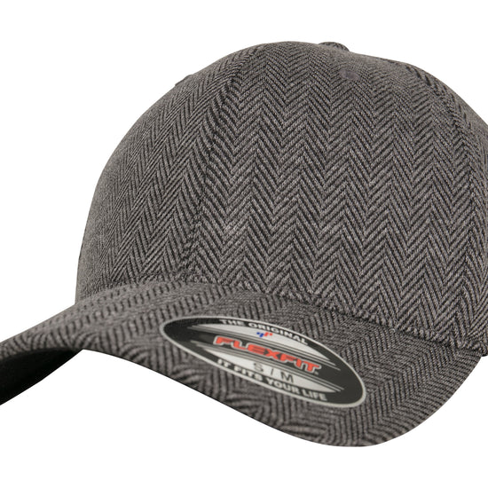 Heringbone Melange Cap
