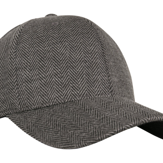Heringbone Melange Cap