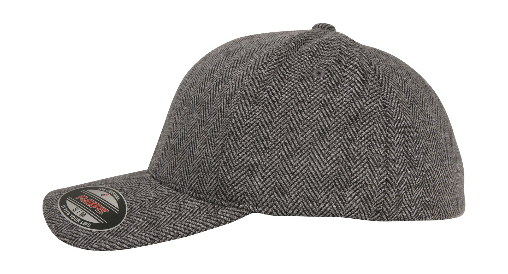 Heringbone Melange Cap