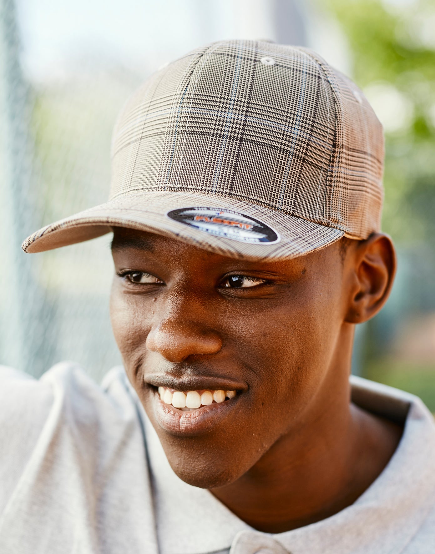 Glen Check Cap