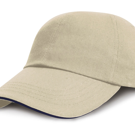 Brushed Cotton Sandwich Cap