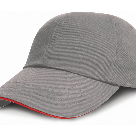 Brushed Cotton Sandwich Cap