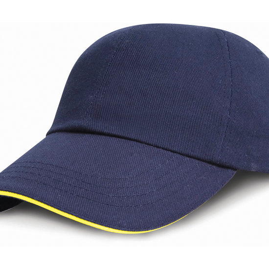 Brushed Cotton Sandwich Cap