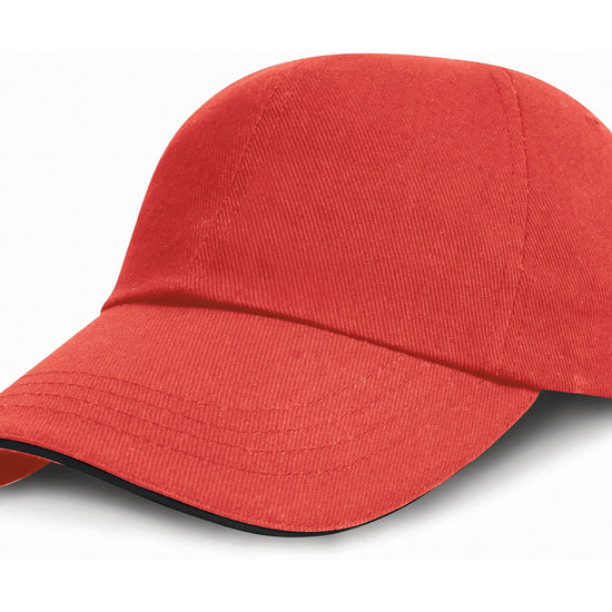 Brushed Cotton Sandwich Cap