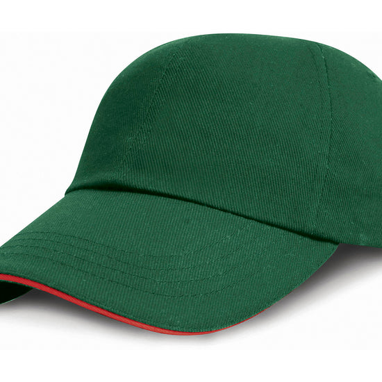Brushed Cotton Sandwich Cap