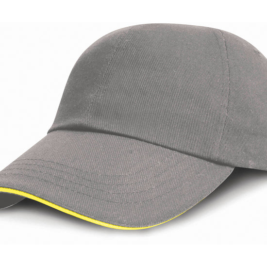 Brushed Cotton Sandwich Cap