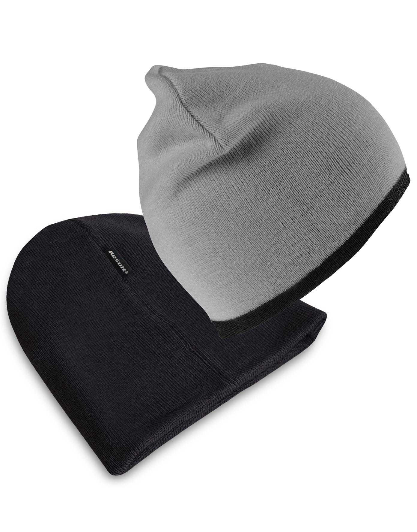 Soft Feel Cuffless Reversible Beanie