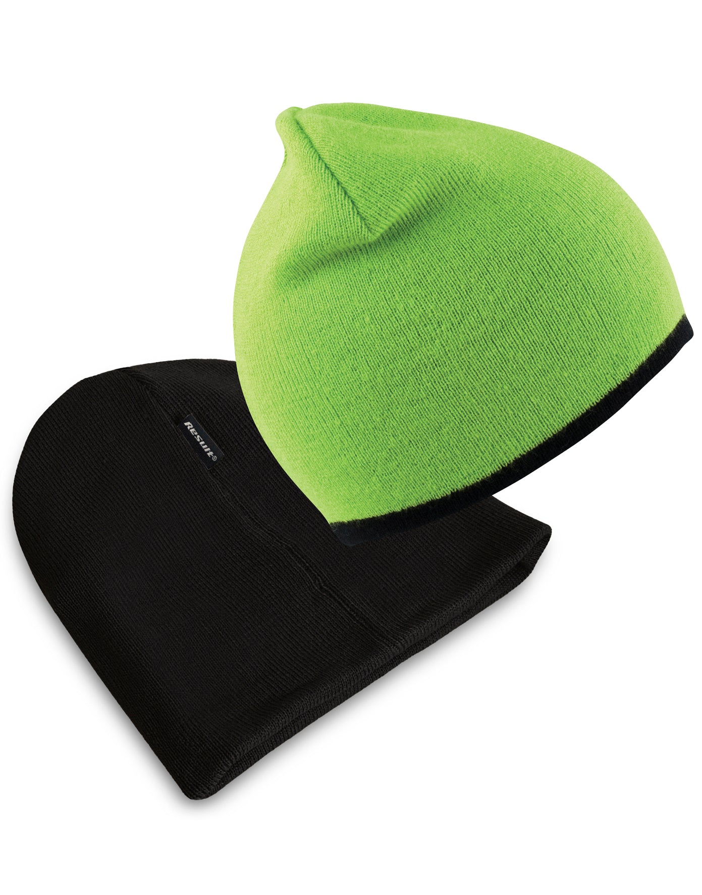 Soft Feel Cuffless Reversible Beanie