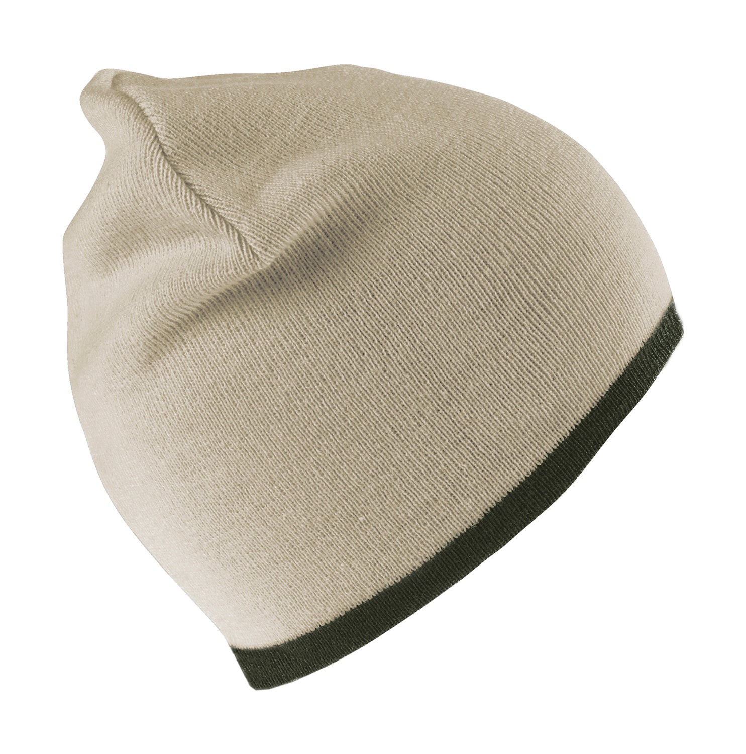 Soft Feel Cuffless Reversible Beanie