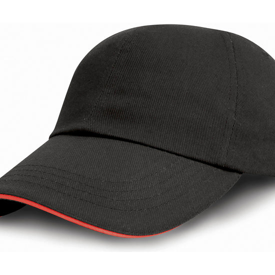 Brushed Cotton Decorator Cap with Sandwich Peak