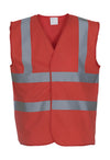 YOKO Hi-Vis 2 Bands & Braces Waistcoat  HVW100