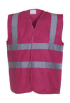 YOKO Hi-Vis 2 Bands & Braces Waistcoat  HVW100