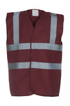 YOKO Hi-Vis 2 Bands & Braces Waistcoat  HVW100