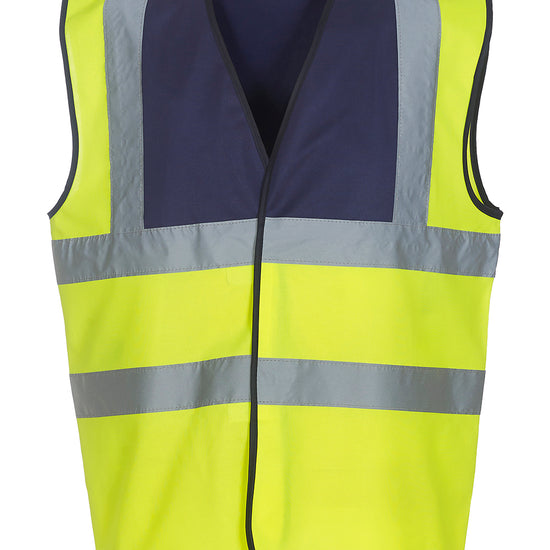 YOKO Hi-Vis 2 Bands & Braces Waistcoat  HVW100