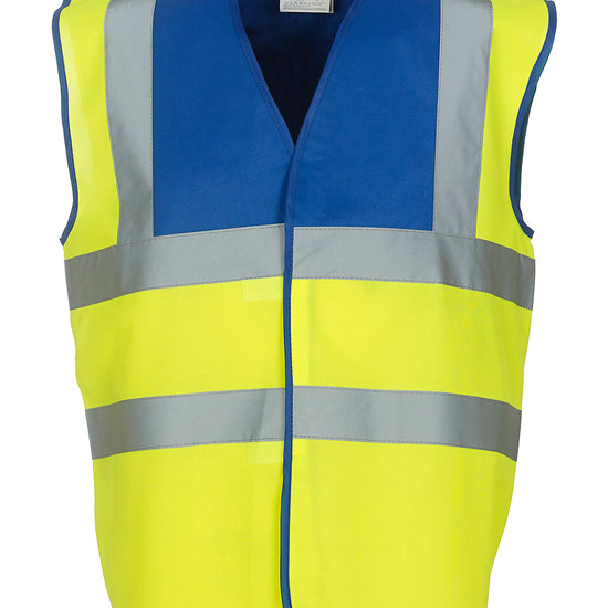 YOKO Hi-Vis 2 Bands & Braces Waistcoat  HVW100