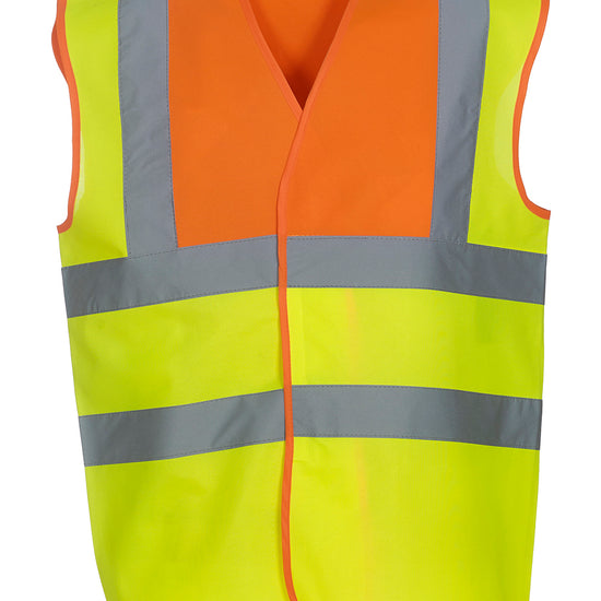 YOKO Hi-Vis 2 Bands & Braces Waistcoat  HVW100