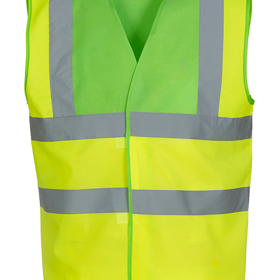 YOKO Hi-Vis 2 Bands & Braces Waistcoat  HVW100