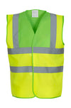 YOKO Hi-Vis 2 Bands & Braces Waistcoat  HVW100
