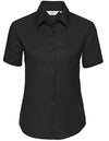 Russell Collection Ladies´ Short Sleeve Easy Care Oxford Shirt  -R-933F-0