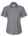 Russell Collection Ladies´ Short Sleeve Easy Care Oxford Shirt  -R-933F-0