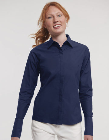 Russell Collection Ladies´ L/S Ultimate Stretch Shirt -R-960F-0