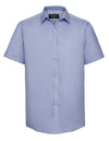 Russell Collection Men´s Short Sleeve Herringbone Shirt  -R-963M-0