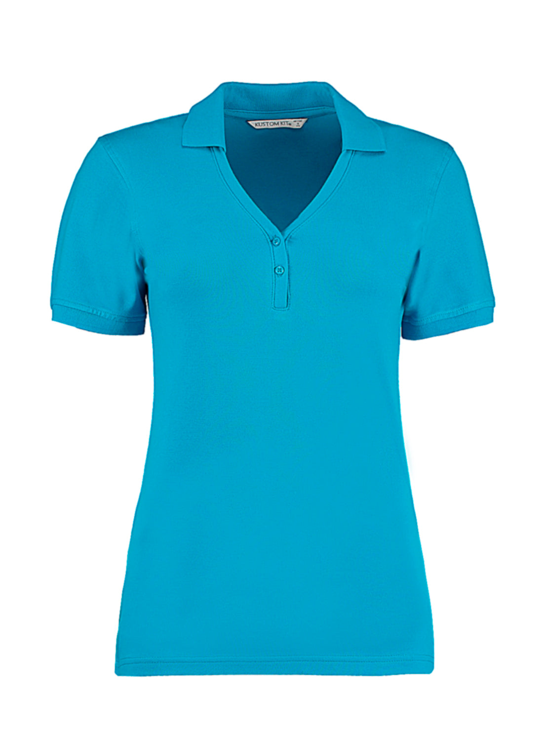 Kustom Kit Regular Fit Comfortec® V Neck Polo