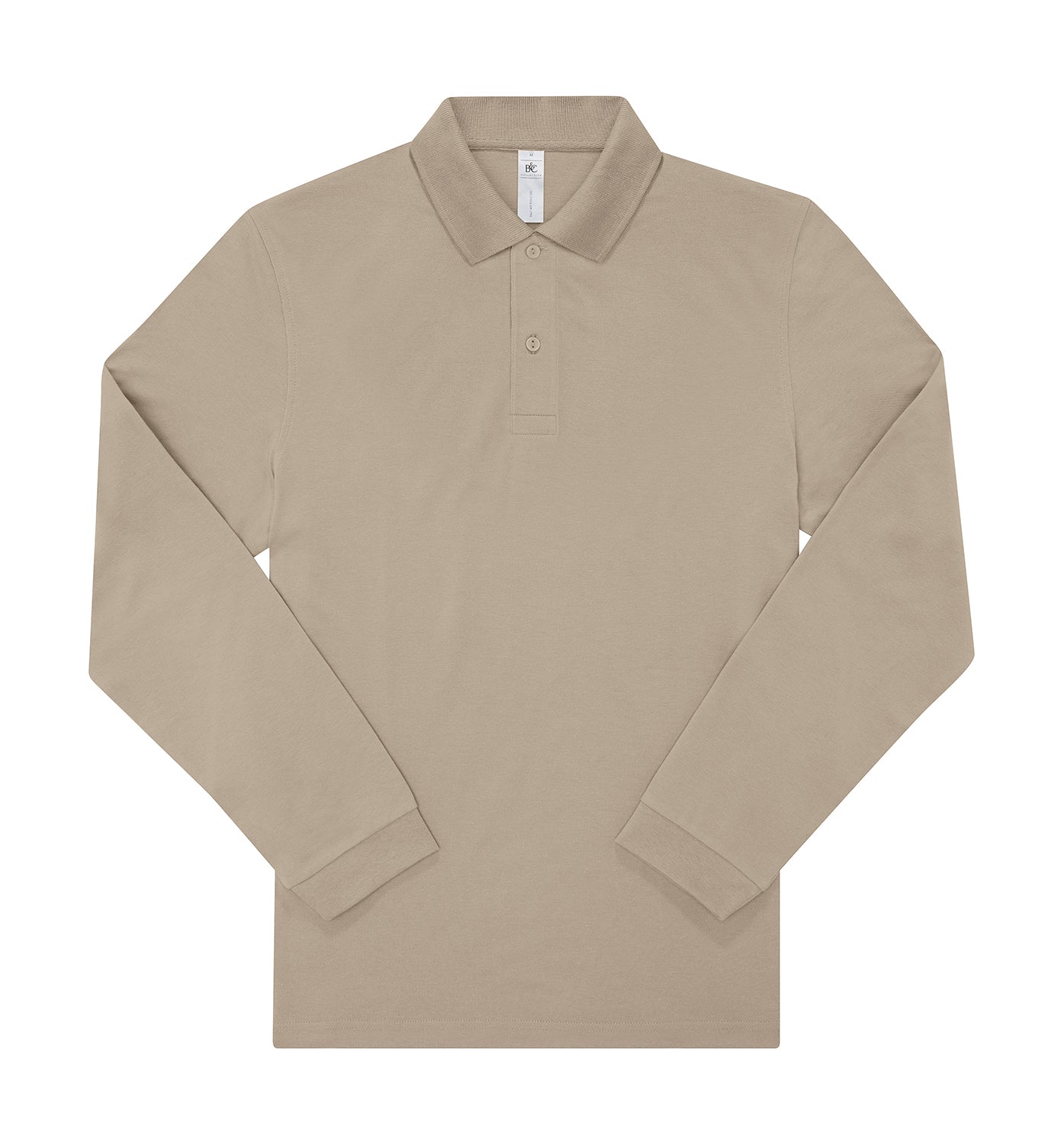 B&C BE INSPIRED My Polo 180 Long Sleeve Yksi väri
