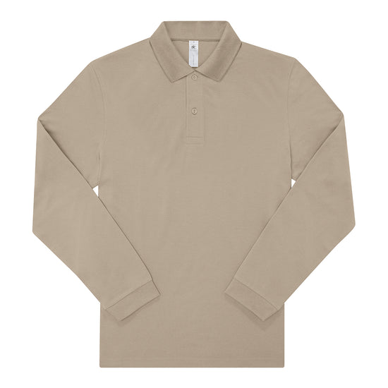 B&C BE INSPIRED My Polo 180 Long Sleeve Yksi väri