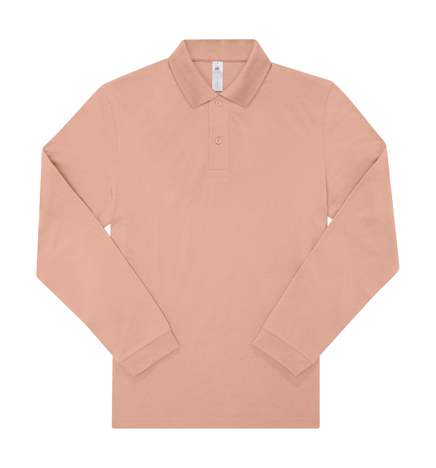 B&C BE INSPIRED My Polo 210 Long Sleeve Yksi väri