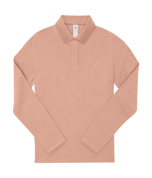 B&C BE INSPIRED My Polo 210 Long Sleeve /Women Yksi väri