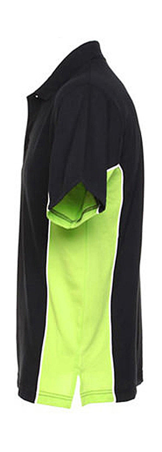 Kustom Kit Classic Fit Track Polo K475 Red/Black/White