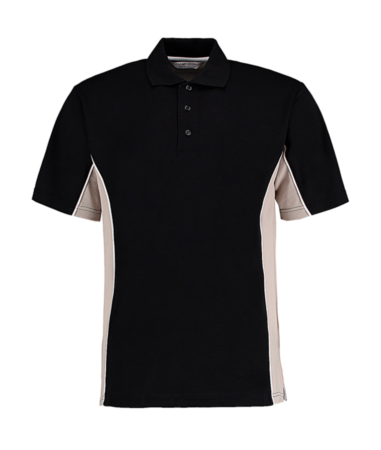 Kustom Kit Classic Fit Track Polo K475 Red/Black/White