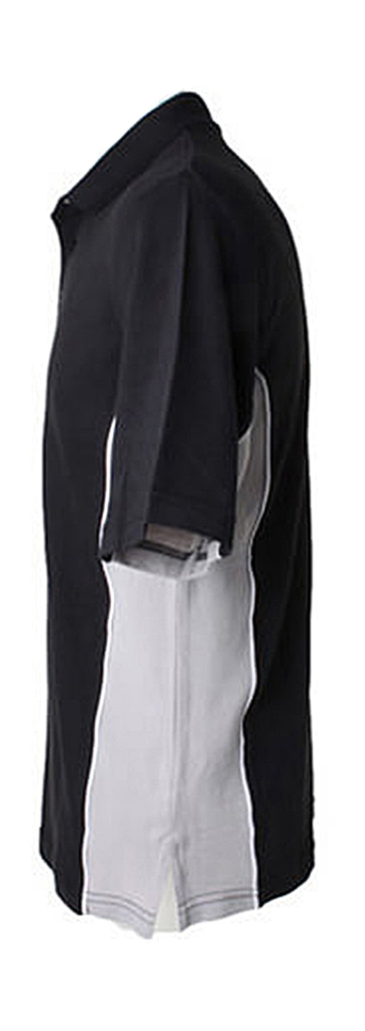 Kustom Kit Classic Fit Track Polo K475 Red/Black/White