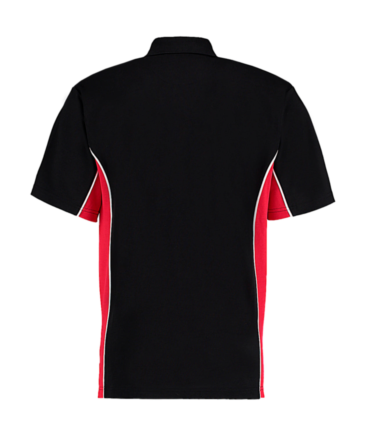 Kustom Kit Classic Fit Track Polo K475 Red/Black/White