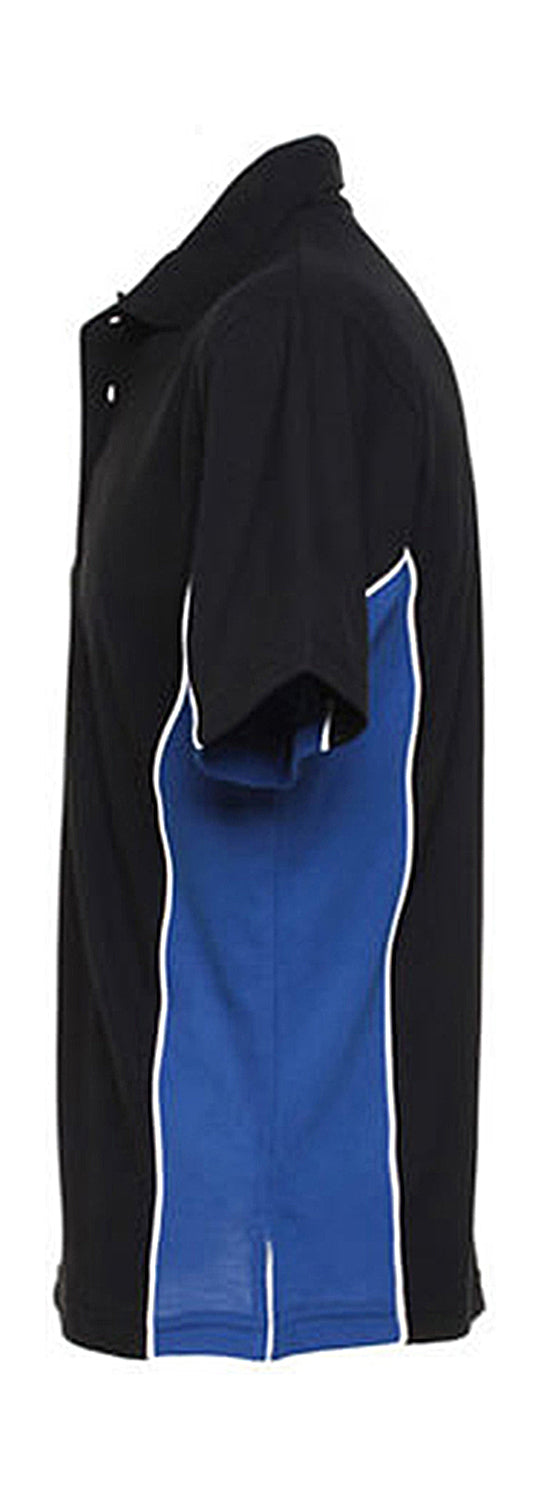 Kustom Kit Classic Fit Track Polo K475 Red/Black/White