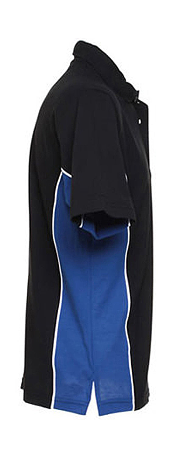 Kustom Kit Classic Fit Track Polo K475 Red/Black/White