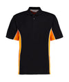 Kustom Kit Classic Fit Track Polo K475 Red/Black/White