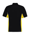 Kustom Kit Classic Fit Track Polo K475 Red/Black/White