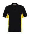 Kustom Kit Classic Fit Track Polo K475 Red/Black/White